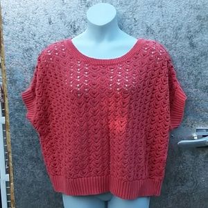 Open Knit Sweater 2X